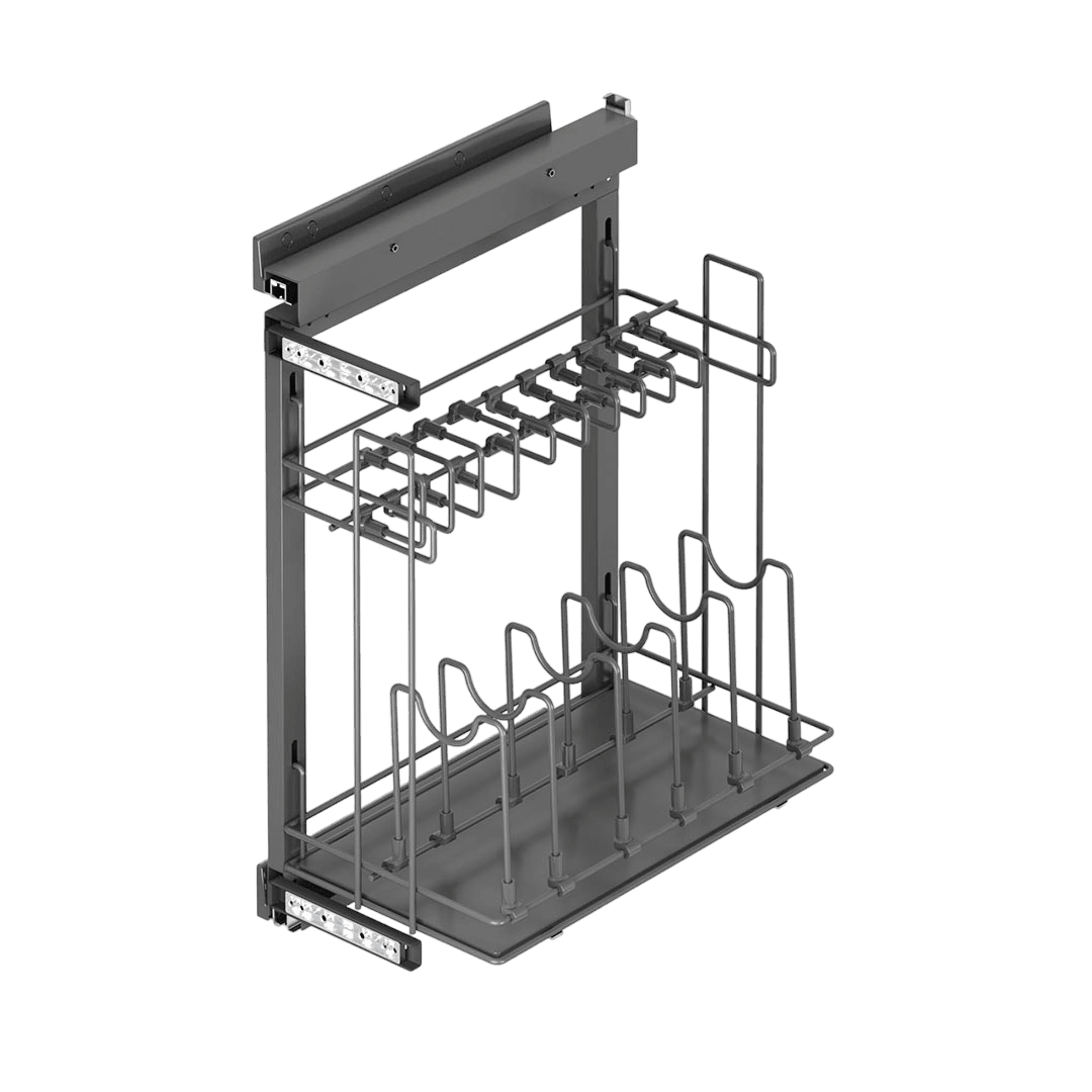 Porte-casserole coulissante 450 mm, Droite